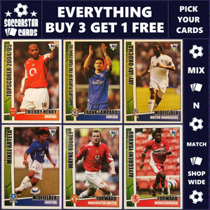 Merlin: Premier Stars 2005/06 - Premier League - Base Trading Cards, Rookies RC