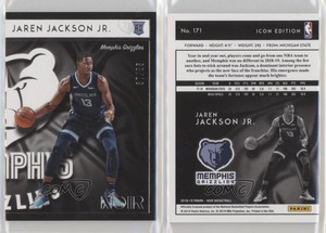 2018-19 Panini Noir Rookies Icon Edition /85 Jaren Jackson Jr #171 Rookie RC