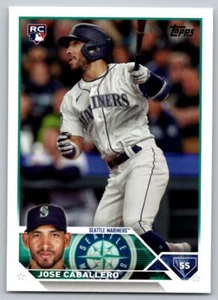 2023 Topps Update #US183 Jose Caballero Seattle Mariners RookieRC - Picture 1 of 2