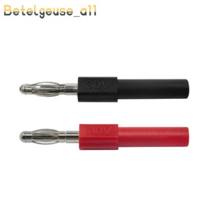 Peakelect 2mm Female to 4mm Banana Male Plug Adapter for 2mm Multimeter Probe - Picture 1 of 4