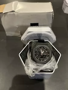 Casio G-Shock GMAS2100 A/D Resin Black/Rose Gold Women's Watch GMAS2100-1A - Picture 1 of 4