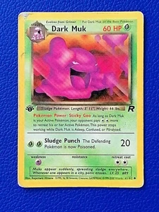 Dark Muk ENG 41/82 TEAM ROCKET FIRST EDITION Prima edizione Pokemon - Photo 1/2