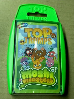 Packung Moshi Monsters Top Trumps Karten - neu & versiegelt - VERSANDKOSTENFREI