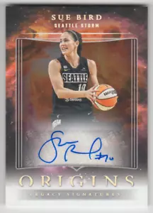 2024 Panini WNBA Origins Seattle Storm Sue Bird Legacy Signatures Auto #LS-SB - Bild 1 von 2
