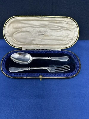 ШЕФФИЛД 1894/95 СТЕРЛИНГОВЫЙ ЧЕХОЛ ДЕТСКИЙ НАБОР / КРЕЩЕНИЕ БЕЗ МОНО - Изображение 1 из 4