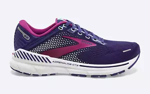 Brooks Adrenaline GTS 22 Running Shoes Navy/Yucca/Pink US Women 8.0 - Picture 1 of 6