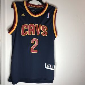 Kyrie Irving Cleveland Cavs Adidas Jersey Size Adult Large NBA Finals Blue READ