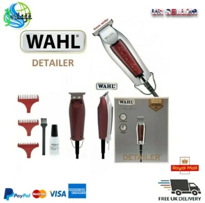 Wahl Professionale 5 Stella Detailer Rasoio/Trimmer Spina UK 100-240V 50/60HZ - Immagine 1 di 4