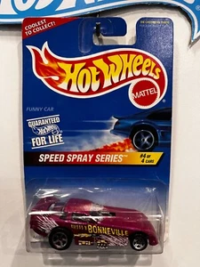 1996 HOT WHEELS PURPLE FUNNY CAR 4/4 SPEED SPRAY SERIES - Picture 1 of 1