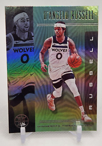 🏀D'ANGELO RUSSELL EMERALD GREEN PARALLEL 2019 Illusions Timberwolves Card🏀