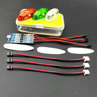 LED Flash Light Navigation Lamp Kit for Fixed Wing FPV RC Drone Quadcopter Parts