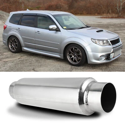 For 2009-2013 Subaru Forester 2.5L 2.5" Inlet/Outlet Muffler Exhaust Resonator Foto 1 de 4