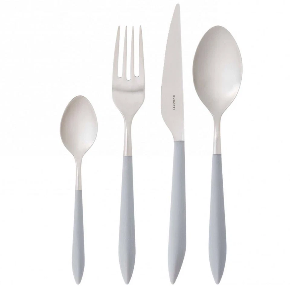 BUGATTI SERVIZIO POSATE 24 PEZZI IN ACCIAIO INOX PER 6 PERSONE - ARES - Imagen 1 de 1