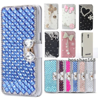 Leather Flip wallet Cover case For Samsung Galaxy S10 S24 S25 Ulltra A15 A56 A36 - Image 1 of 4