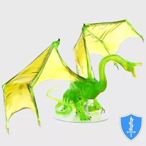 Dragón Esmeralda Adulto - Icons of the Realms D&D Dungeons Gargantuan Nuevo en Caja - Imagen 1 de 2