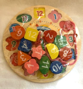 Babys wooden learning toy Great for Traveling - Picture 1 of 1