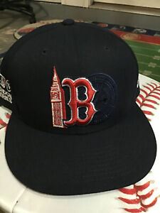 Boston Red Sox MLB Inaugural 2019 London Series Big Ben Hat Cap England UK Mitel