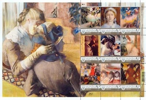 Ukraine 2019, Painting, Impressionists, Edgar Degas, sheet 9v - Picture 1 of 1