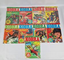 Kobra Comic Heft Sammlung 9 Bände Nr. 3, 7, 23, 45, 46, 49, 50, 52, 53 Vintage