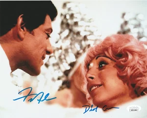 FRANKIE AVALON DIDI CONN FRENCHY SIGNIERT 8 X 10 FETT SCHÖNHEIT SCHULABBRECHER JSA - Bild 1 von 3