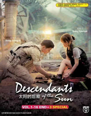 DVD DESCENDANTS OF THE SUN Vol.1-16END+3 Special English Sub All Region FREESHIP - Image 1 of 4
