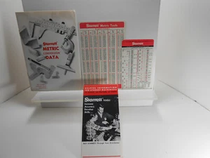 STARRETT METRIC TOOLS CONVERSION DATA BOOK & 2 CALCULATORS - Picture 1 of 2