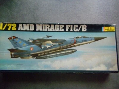 HELLER BOITE NOIRE   1/72 MIRAGE F1 C  /B   RARE KIT AS NEW SIGILLATO - Immagine 1 di 4