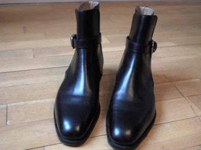 Men black jodhpurs leather boot, Men casual ankle leather boots, boots for mens - Image 1 of 4