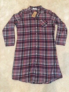 NEU! Woolrich First Light Yarn Dye Flanell Nachthemd/Kleid - Bild 1 von 3