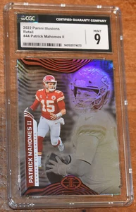 2022 Panini Illusions Retail #44 Patrick Mahomes II CGC 9 Mint - Beautiful Card - Picture 1 of 2