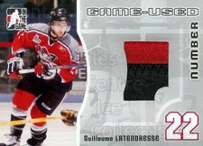 2005-06 ITG Heroes and Prospects Number Silver #28 Guillaume Latendresse