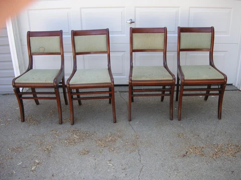 TELL CITY folding chairs mahogany #27 Cover