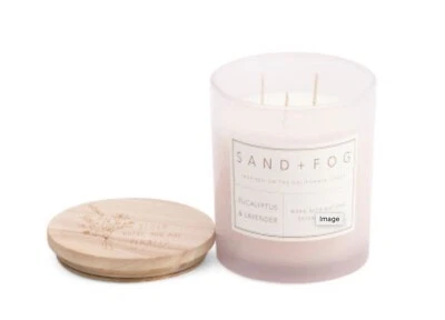 ¡Juego de 2 velas de lavanda y arena y niebla! ¡Regalo especial San Valentín negro y rosa! Foto 1 de 3