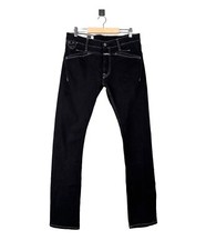 Mens LE JEAN DE MARITHE FRANCOIS GIRBAUD Denim Pants Trousers Black Size 32