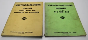 Werkstatthandbuch Nissan Datsun Violet A10 A12 Wartung  Reparatur Anleitung Buch - Bild 1 von 9