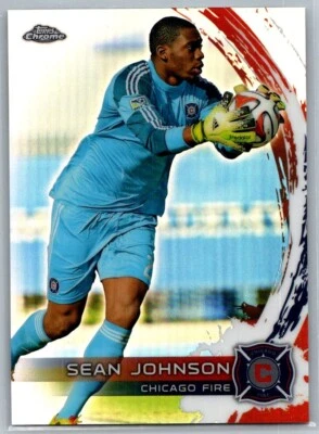 2014 TOPPS CHROME MLS SOCCER REFRACTOR 2 SEAN JOHNSON FIRE - Image 1 of 2