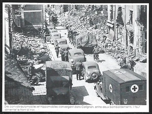 2008 -- CONVOIS MILITAIRE DANS LE CENTRE DE CARIGNAN EN 1940 . 3Y475 - Picture 1 of 1