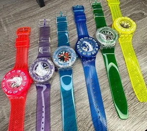 NEW✅ LIMITED EDITION✅ Swatch Scuba Diving Skelton Silicone Unisex Watch 44mm - Picture 1 of 16
