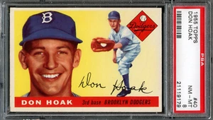 BB - 1955 - Topps - #40 - Don Hoak - PSA 8 - Casi nuevo - Nuevo - Imagen 1 de 2