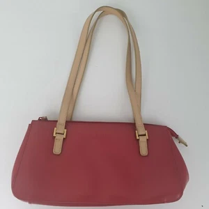 JAG 90s Style Red Leather Bag - Picture 1 of 5