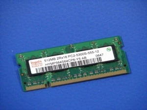 512MB RAM Memory 2Rx16 PC2-5300S-555-12 9392089-43796 - Bild 1 von 1