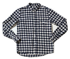 Preowned- A.P.C. Rue Madame Paris Button Front Checkered Shirt Mens (Size S)