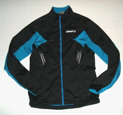 Chaqueta de Ciclismo Artesanal L3 Protección Hombre S Cremallera Completa Negra Turquesa Foto 1 de 4