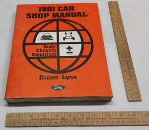 1981 - CAR SHOP MANUAL - Ford - Escort/Lynx - Body, Chassis, Electrical - Picture 1 of 11