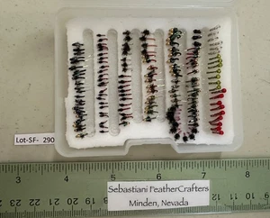 149 Assorted Chironomid/Midge Flies Locking Orvis Flybox Included Lot-SF 290 - Picture 1 of 5