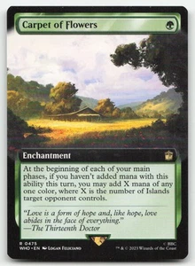 Magic The Gathering Universes Beyond: Doctor Who #475 Alfombra de flores (arte extendido) LP - Imagen 1 de 2