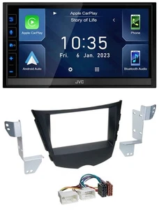 JVC DAB Bluetooth MP3 USB 2DIN Autoradio für Hyundai Veloster FS ab 2011 - Bild 1 von 8