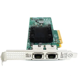 Broadcom NetXtreme-E BCM957416 Dual Port 10GbE RJ-45 FH PCIe-x8 Ethernet NIC - Bild 1 von 3