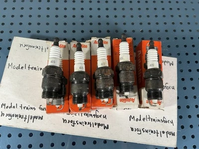 (5) NOS Autolite 45 Spark Plugs New Old Stock - Image 1 of 4