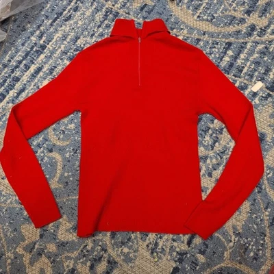 Vintage 60s Pendleton Womens 100% Virgin Wool Sweater Size 38 Red Long Sleeve - Image 1 of 4